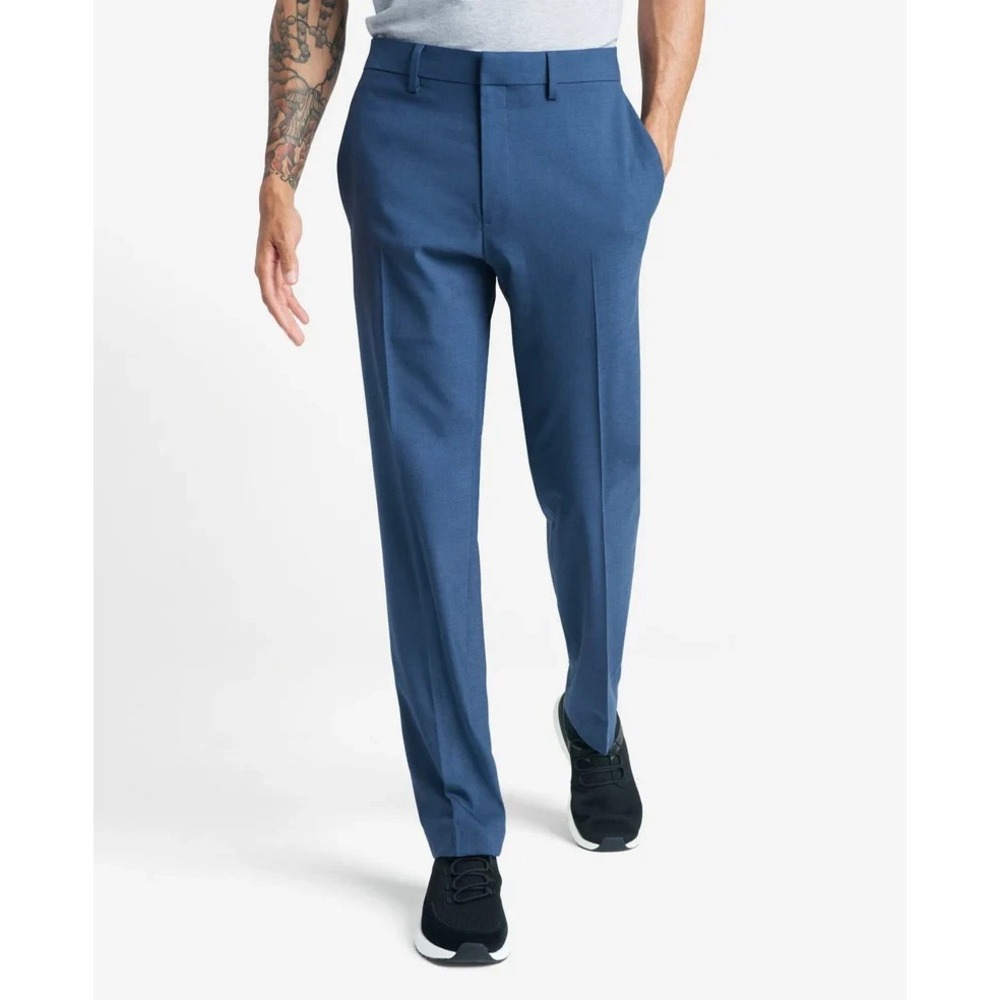 Kenneth Cole Reaction Slim-Fit Stretch Twill Dress Pants 36Wx34L